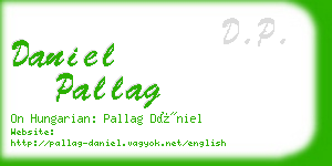 daniel pallag business card